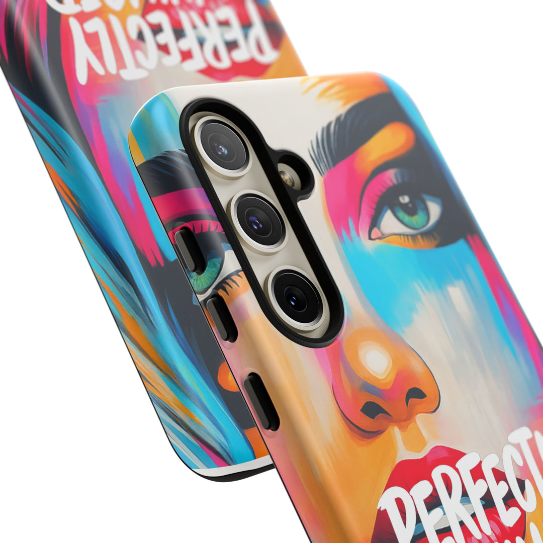 Perfectly Unhinged - artist edition Phone Case by Pauly Jay