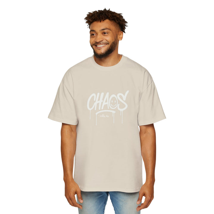 CHAOS Streetwear Over Sized Tee – Graffiti Drip Edition