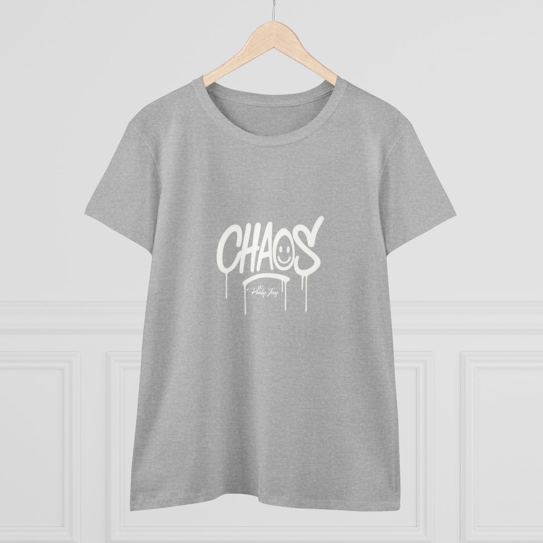 Women's Steetwear Graphic Tee - 'CHAOS' Design -