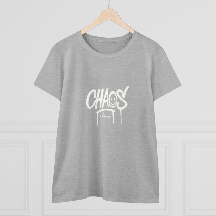 Women's Steetwear Graphic Tee - 'CHAOS' Design -