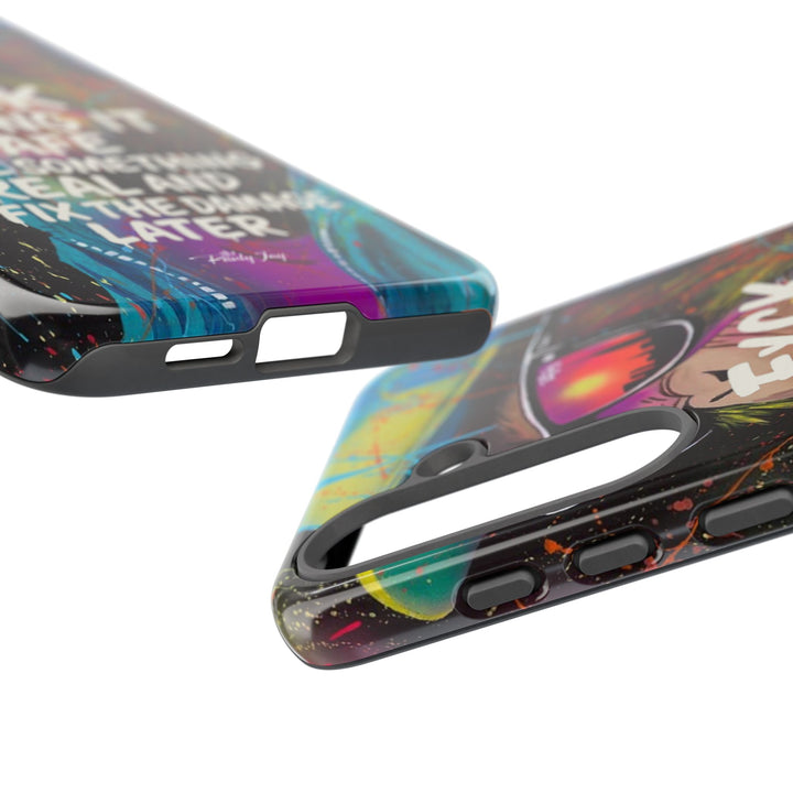 F*ck Playing it Safe Street Art Phone Case