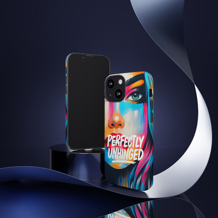 Perfectly Unhinged - artist edition Phone Case by Pauly Jay