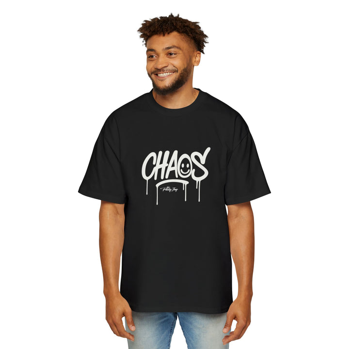 CHAOS Streetwear Over Sized Tee – Graffiti Drip Edition